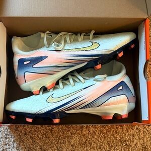 Nike Teal and Pink Soccer Cleats